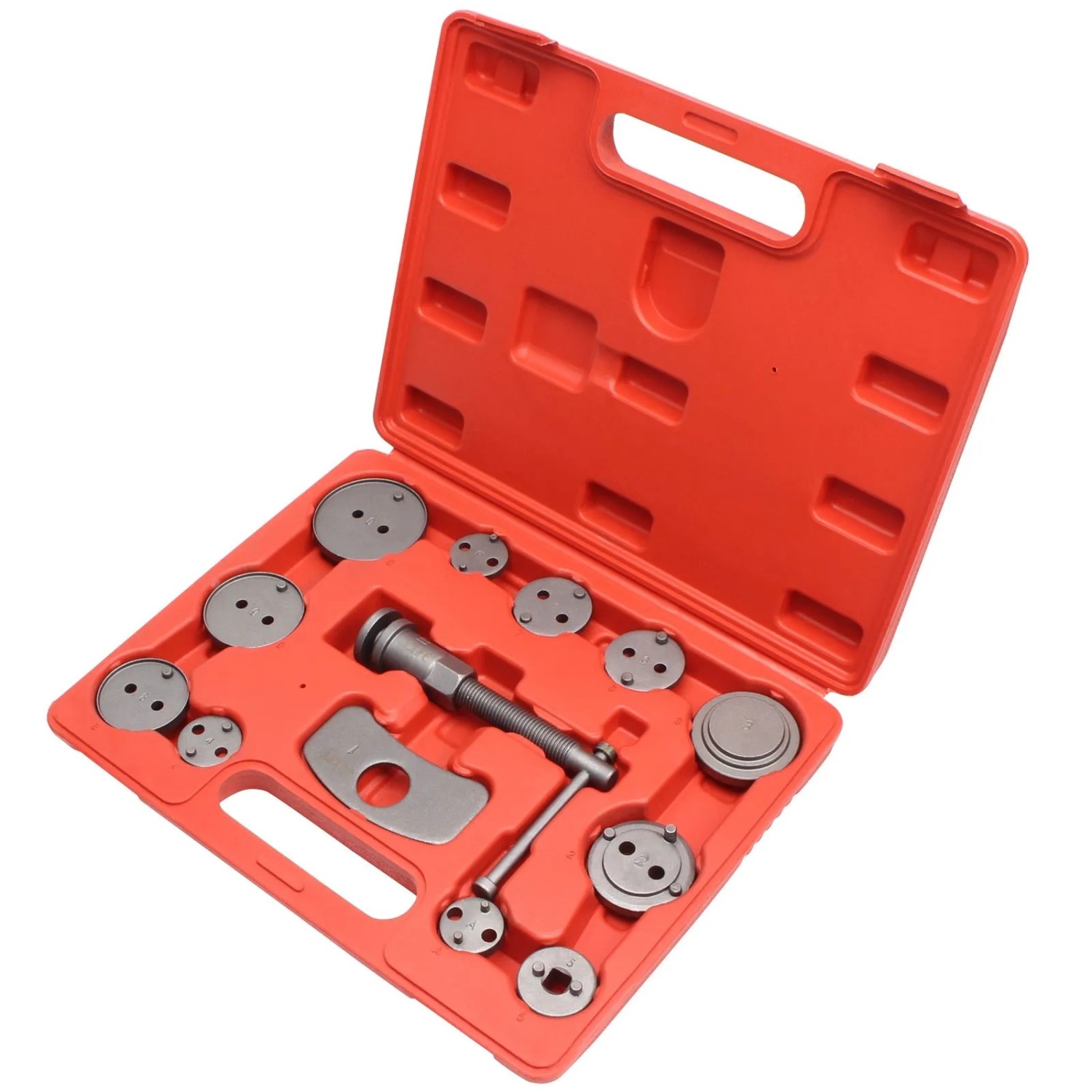 CCLIFE 13tlg Bremskolben Rücksteller Bremskolbenrücksteller Bremskolbenrückdreher Werkzeug KFZ