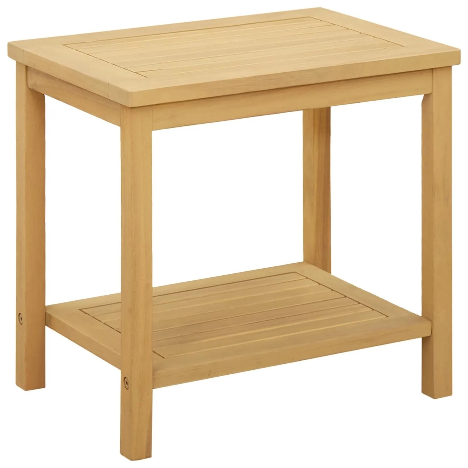 vidaXL Beistelltisch Öl-Natur 50 x 35 x 45 cm Massivholz Akazie 42026788