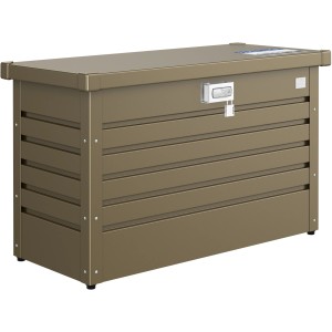 Biohort Paket-Box 100 in Bronze-Metallic: Wetterfeste Universalbox mit Schloss für Pakete.