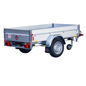 Stema Basic 1000 Autoanhänger, gebremst, mit Stützrad und 100 km/h Zulassung.