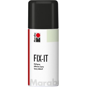 Marabu Fix Spray Haftspray 150ml, farbloses Fixierspray für Schablonen und Textilien.