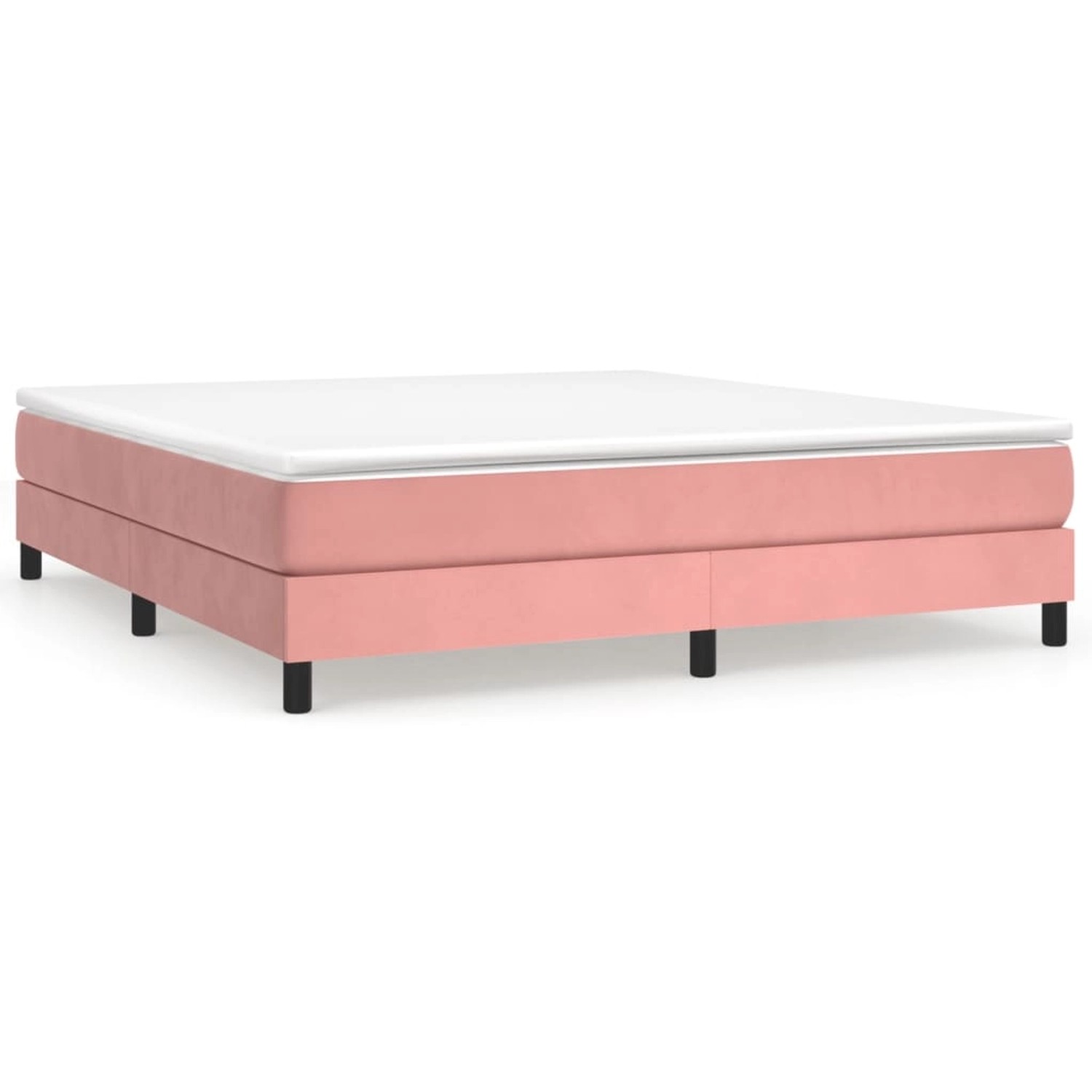 Vidaxl Boxspringbett Rosa 180x200 Cm Samt günstig online kaufen