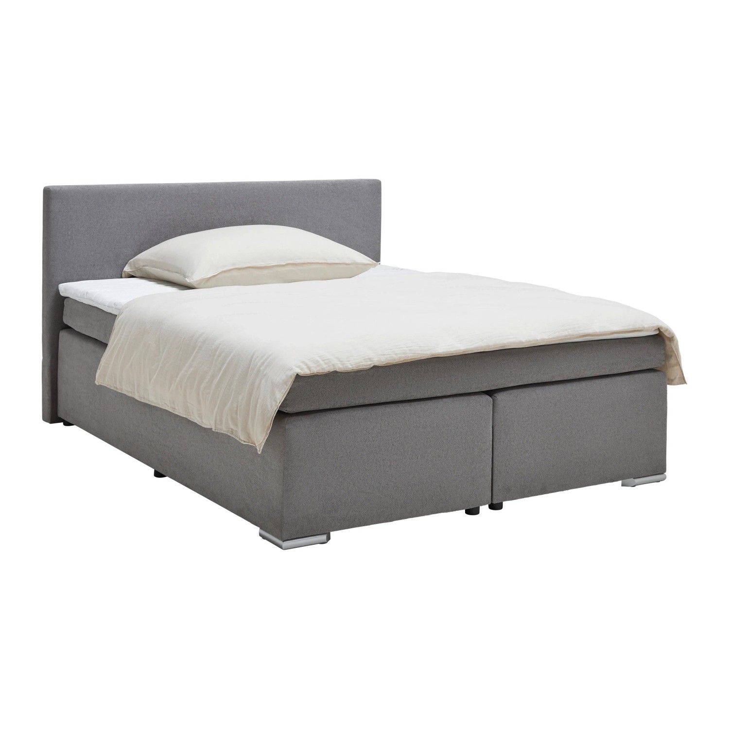 Based Boxspringbett Mira 2 Grau ca. 160x200cm