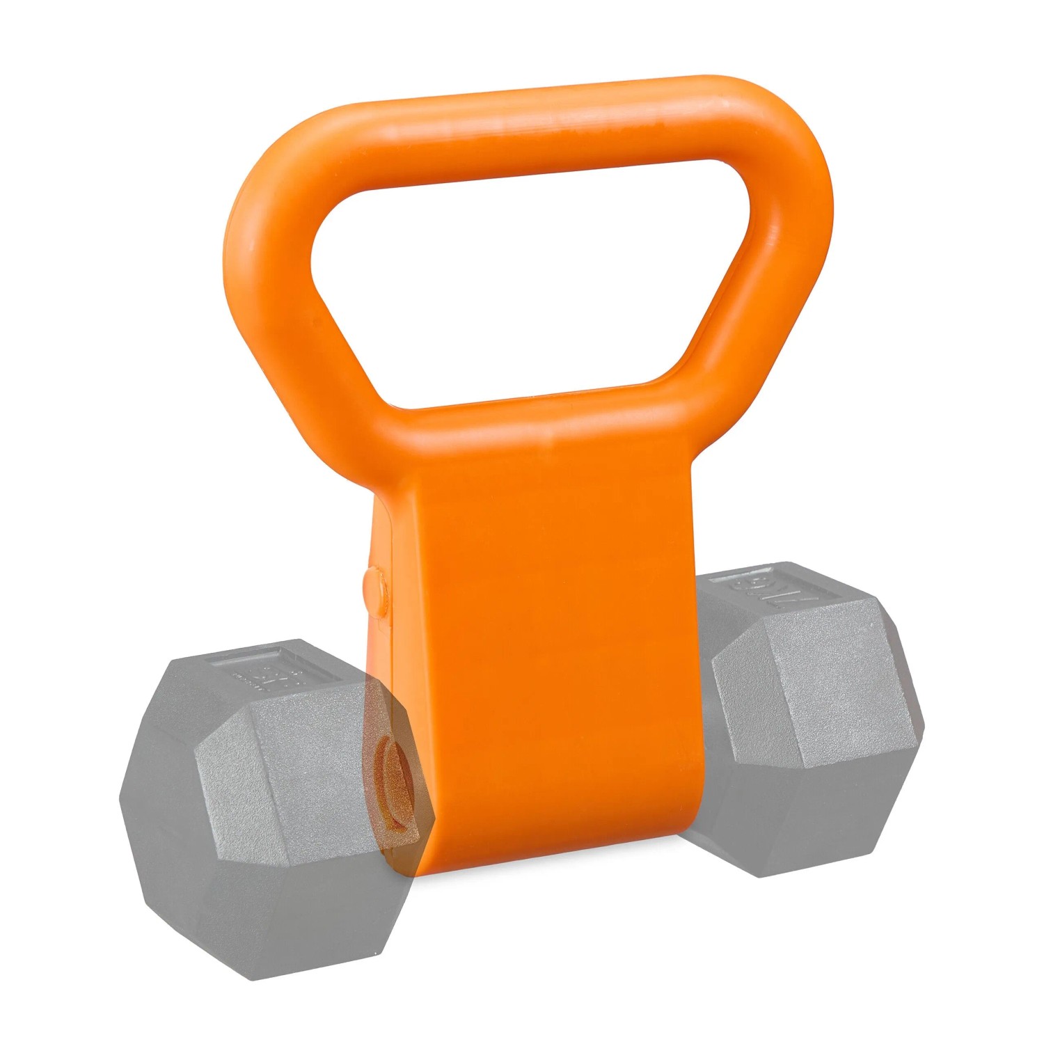 Relaxdays Hantelgriff Adapter Kunststoff Orange Bis 50 kg 28 cm x 23 cm x 7 cm 490 g
