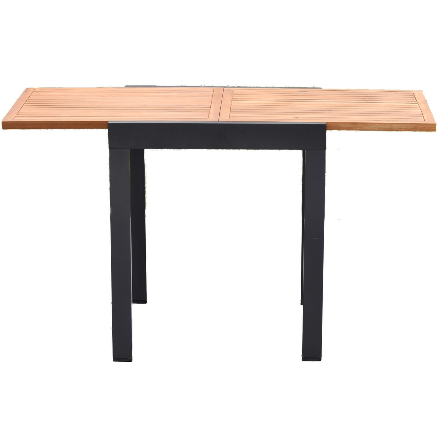 MERXX Balkontisch Aluminium/Glas - Ausziehbar Von 65 Auf 130cm, 75cm Hoch