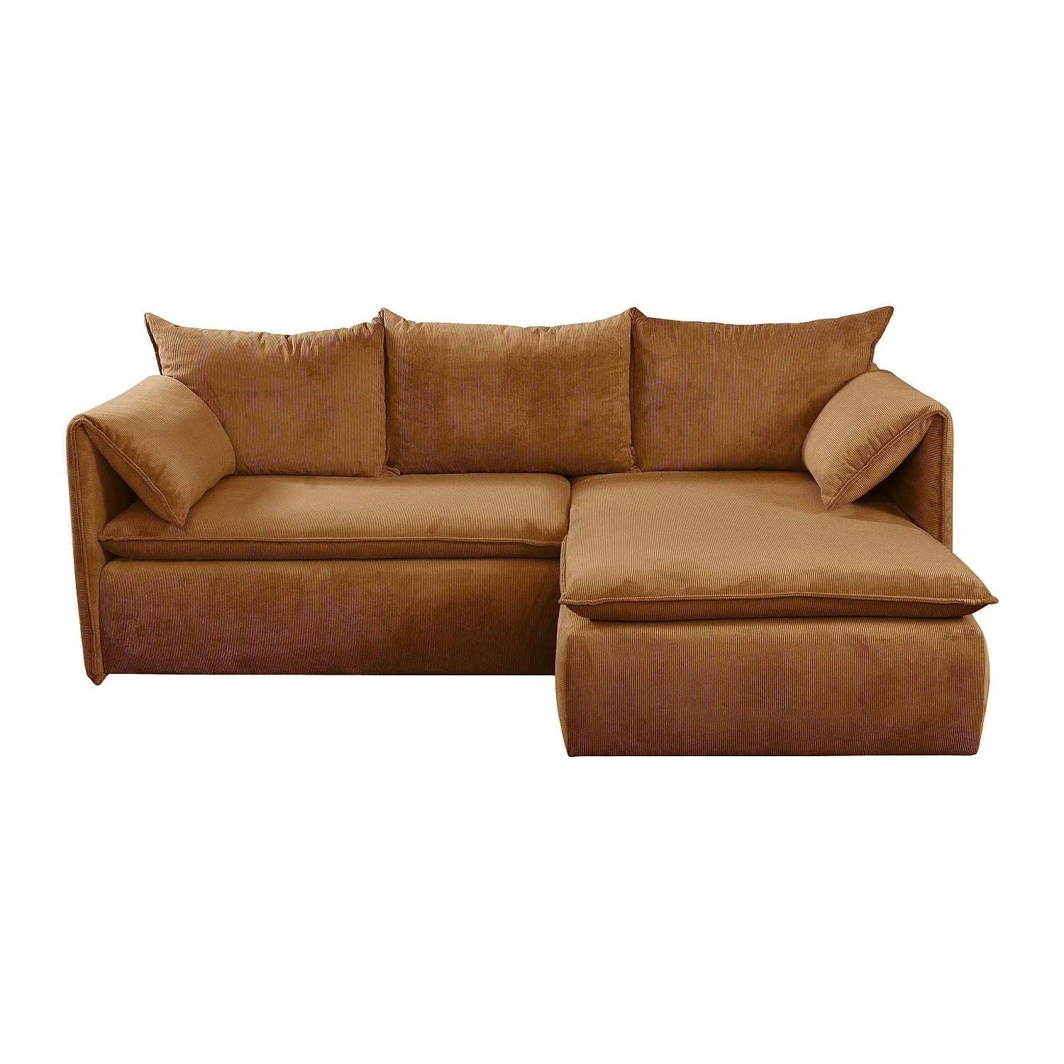 Vente-unique Schlafsofa Teodora Terracotta 230 cm