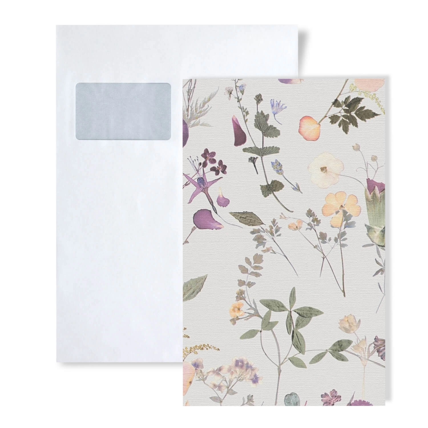 PROFHOME 1 MUSTERSTÜCK S-397462-GU DIN A4 MUSTER der Floralen Tapete günstig online kaufen