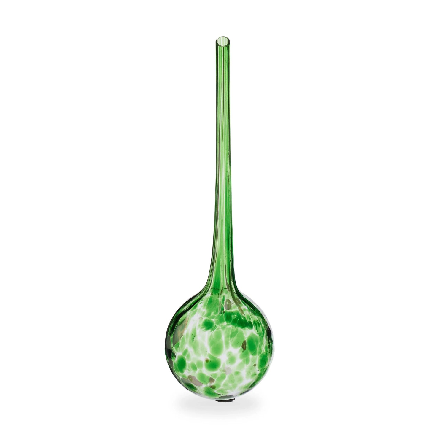 Relaxdays Bewässerungskugel Glas Grün 2er Set 30 cm x 9 cm 150 g