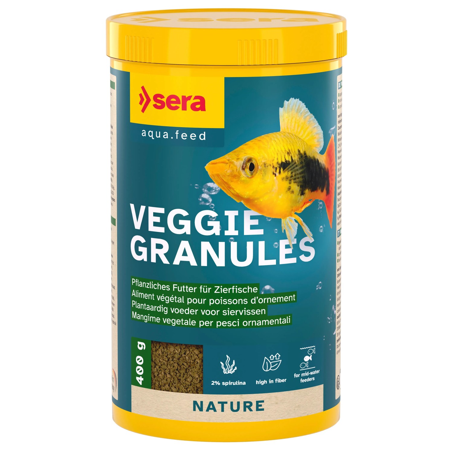 Sera Fischfutter-Granulat Veggie Granules 1.000 ml 400 g