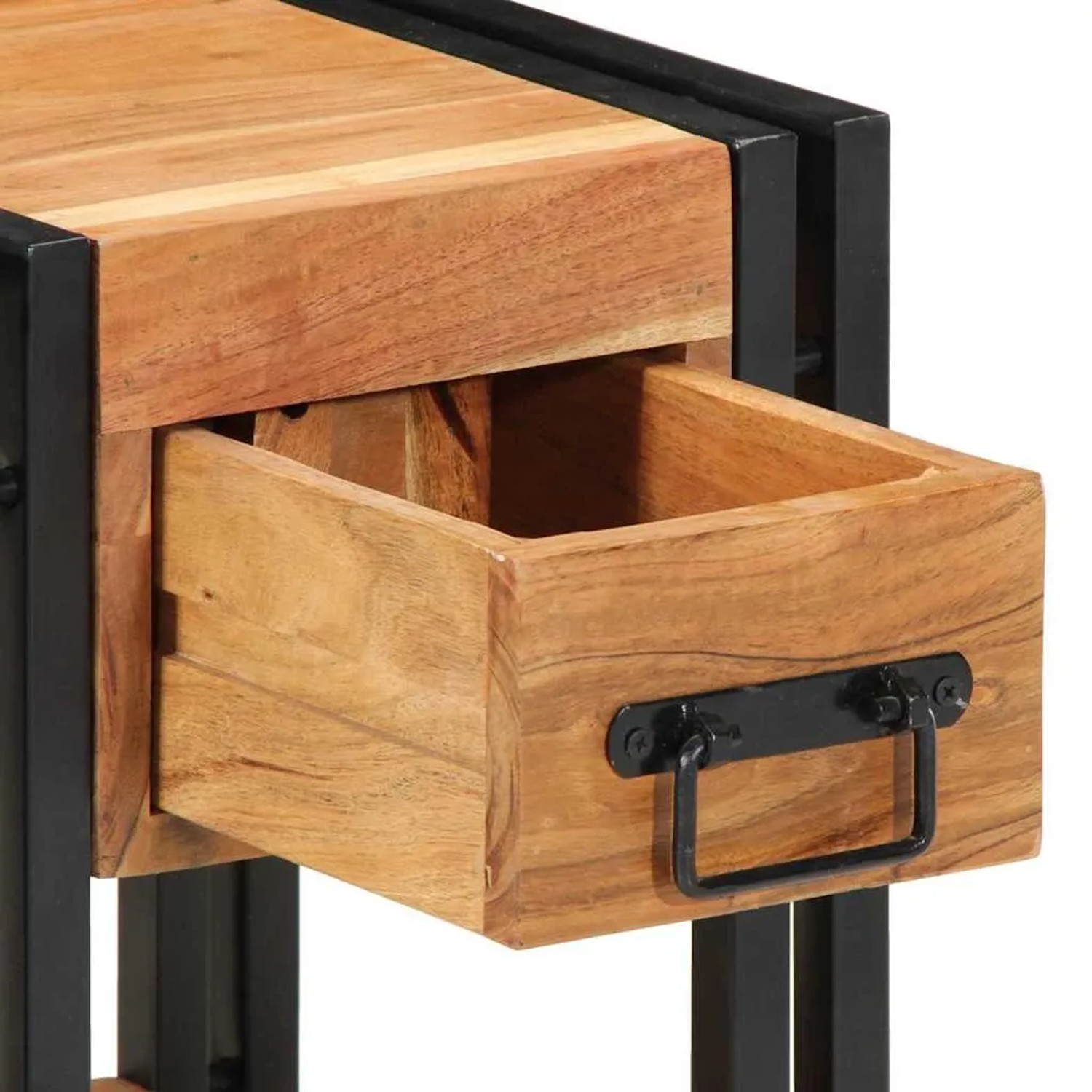 vidaXL Nachttisch Braun 30 x 30 x 40 cm Massivholz Akazie 4016710_9
