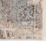 Detailansicht des blauen Schöner Wohnen Teppichs Mystik (133x185 cm) mit Fransen.