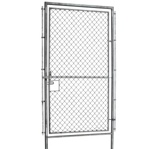 Aquagart Tür für Wildzaun/Forstzaun, 1m breit, verzinkt. Zubehör für Zaunbau.
