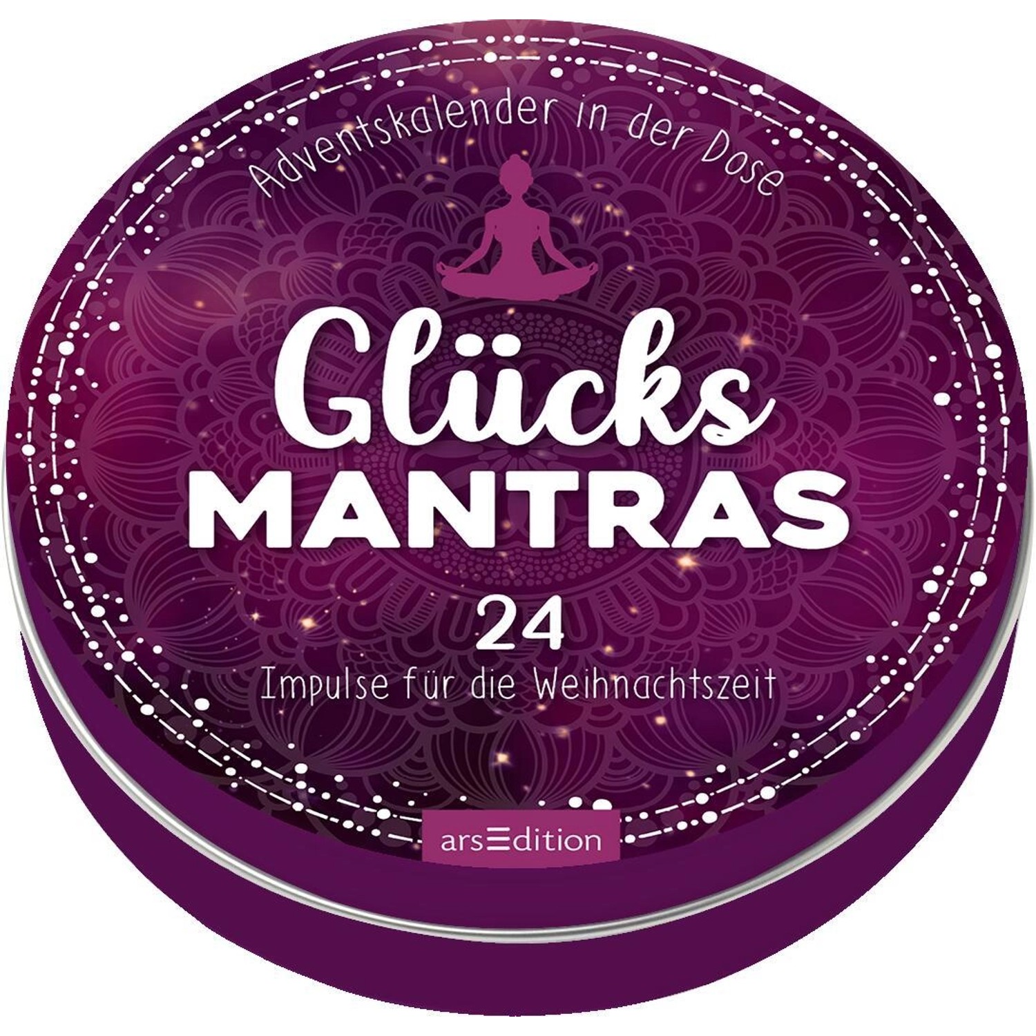 Adventskalender in der Dose. Glücksmantras