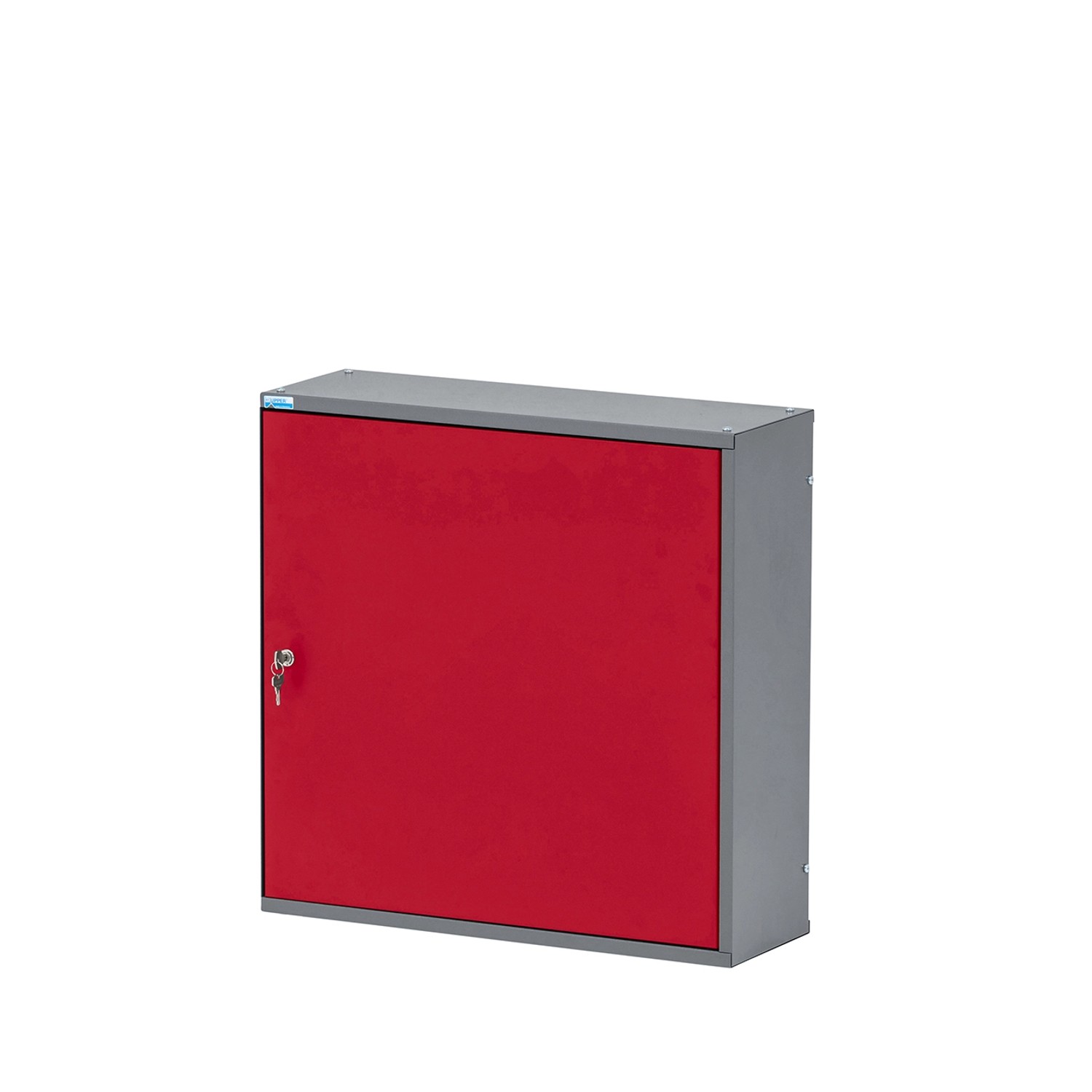 Küpper Hängeschrank Eintürig mit 6 Sichtboxen 60 x 60 x 20 cm Dunkelrot