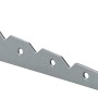 Silberner Hettich Kleiderlüfter (290mm) aus Aluminium-Kunststoff zur Wandmontage.