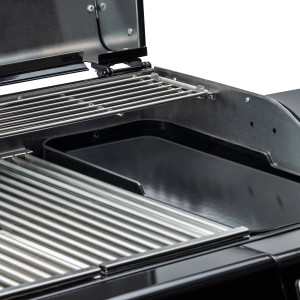 Char-Broil Grillplatte Smart-E für Elektrogrill, Karbonstahl, für schonendes Grillen von Fisch und Gemüse.