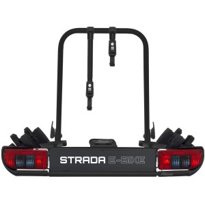 Atera Strada eBike Fahrradträger für 2 Fahrräder, Heckansicht. Ideal für E-Bikes.