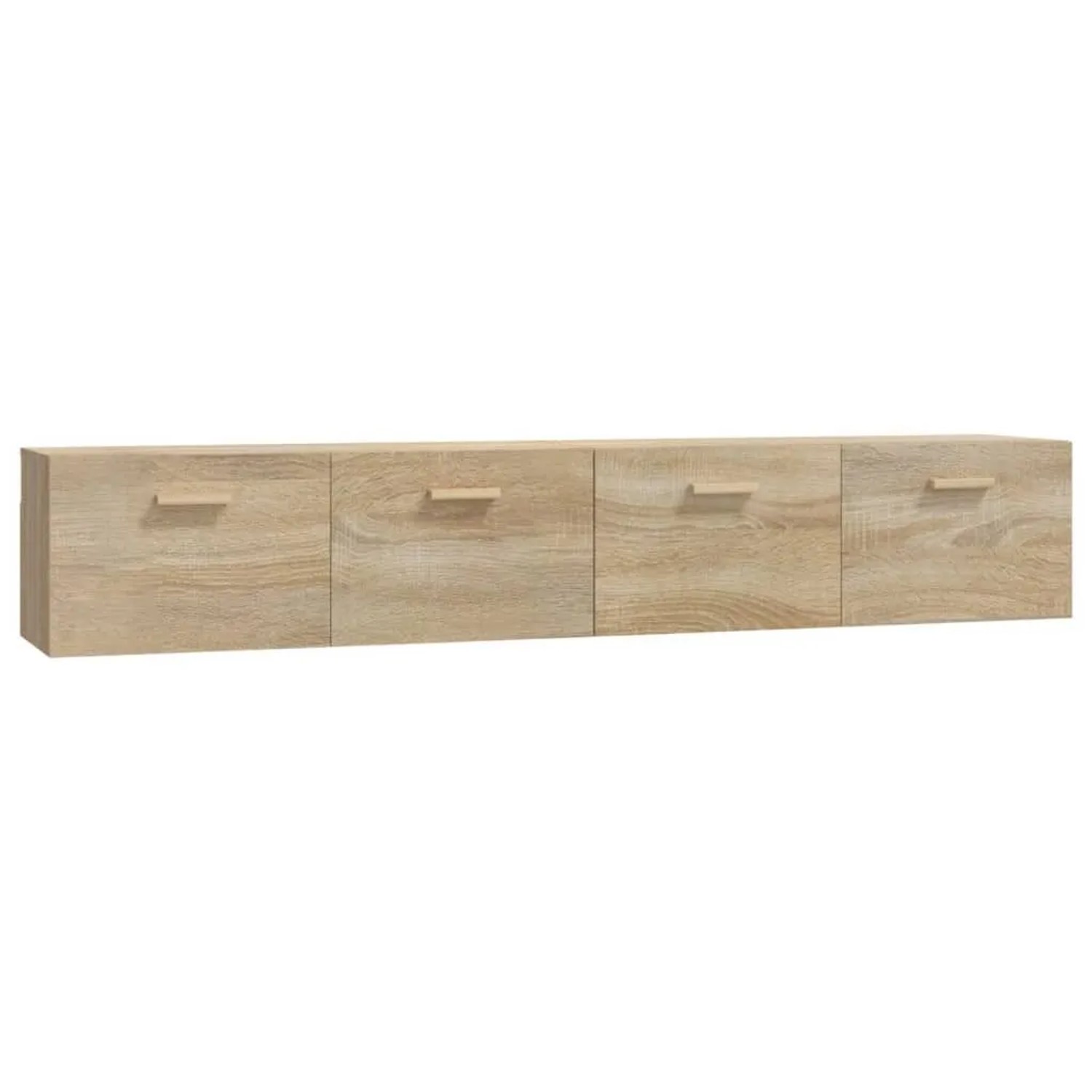 vidaXL Wandschränke 2 Stk Sonoma-Eiche 100x36,5x35 cm Holzwerkstoff 3115662
