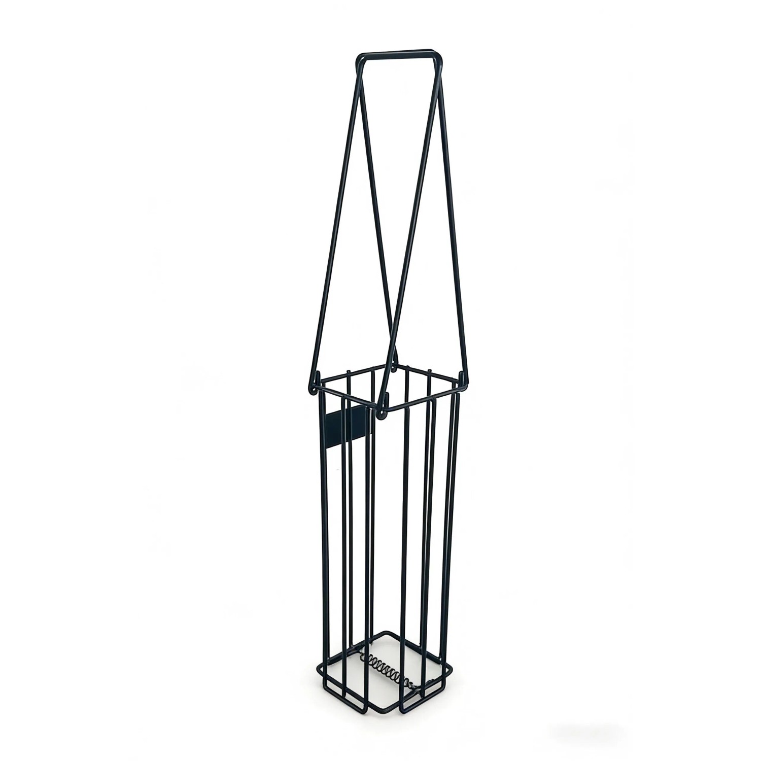 Relaxdays Tennisballsammler Eisen Schwarz Klappbar 40,5 cm x 14 cm x 14 cm 1,8 kg