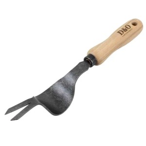 D&O Unkrautzieher mit Eschenholzgriff für die Gartenarbeit.