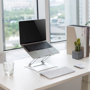 SOTECH CAVO Laptop Ständer 11 Bis 15 Zoll Silber Ergonomischer Notebookständer