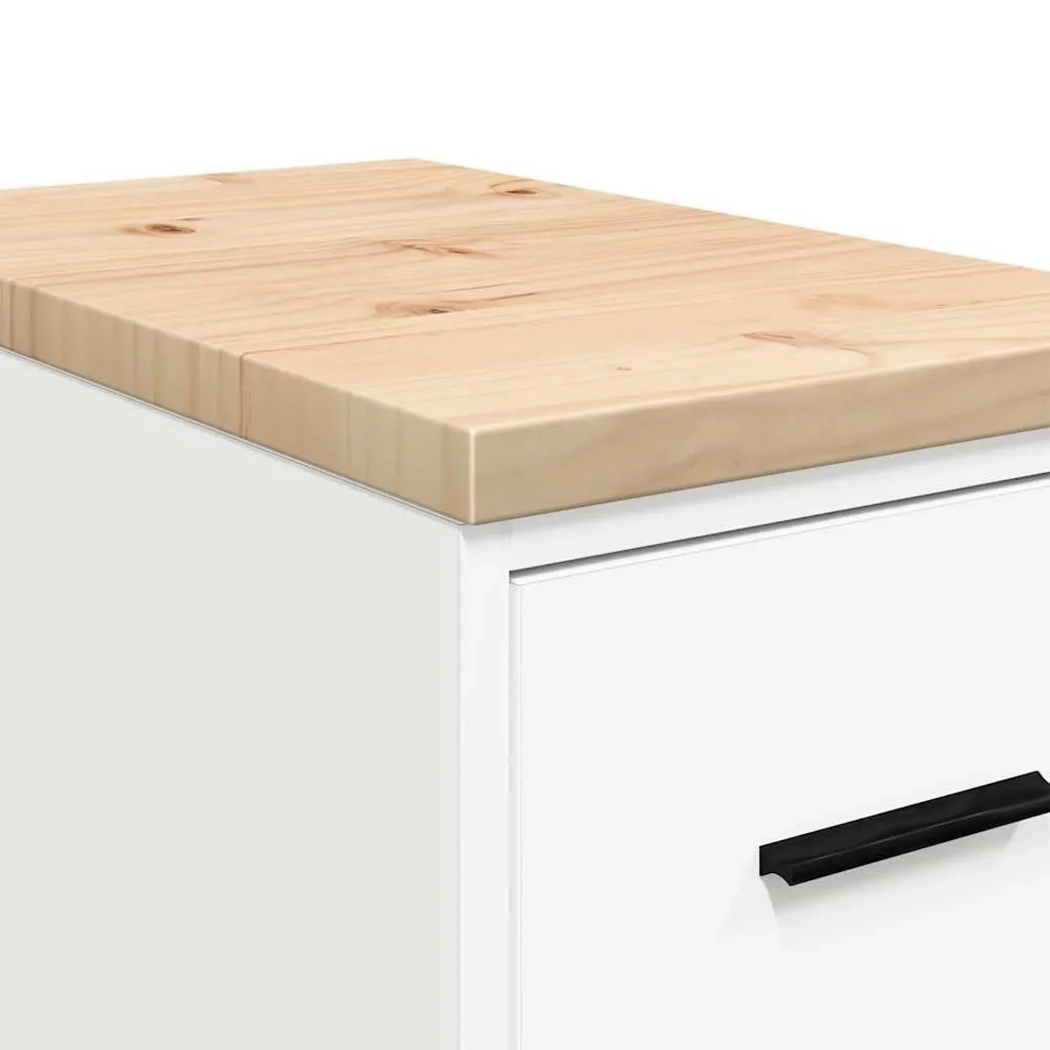 vidaXL Garagen-Aufbewahrungsschrank Weiß 30x51x85 cm Massivholz Kiefer 860580_10