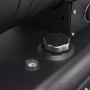 Detailaufnahme: Tankdeckel und Füllstandsanzeige der TroniTechnik Diesel Heizkanone 20kW.