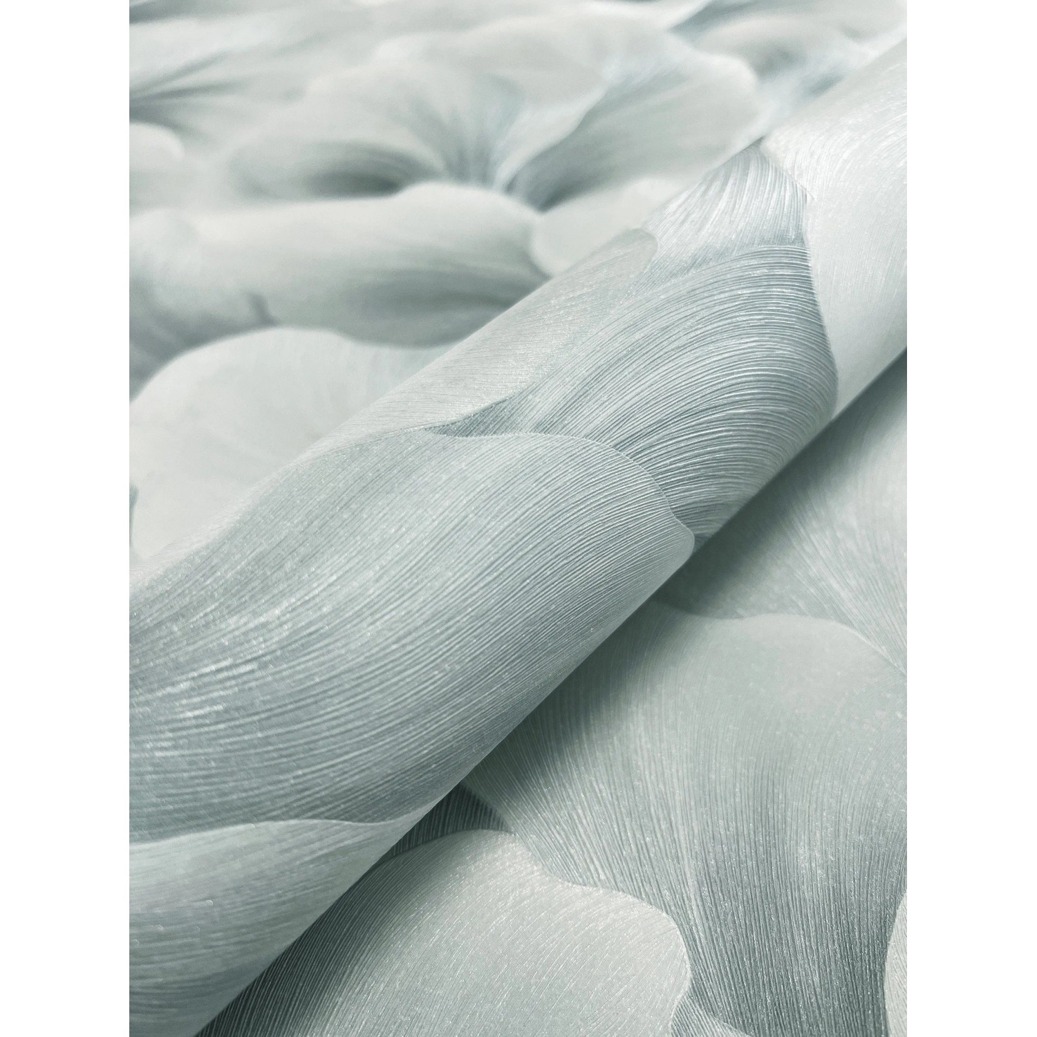 Newroom Vliestapete Diarra Hellgrau Blumen Floral Strukturiert FSC® günstig online kaufen