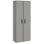 vidaXL Schuhschrank Grau 60x30x166 cm Stoff 337259