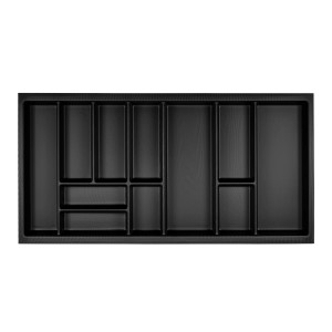 SOTECH Orga-Box Junker Slim Besteckeinsatz Höhe 52 mm Für Korpusbreite 1000 mm Lavagrau Für JUNKER SLIM Schubladensystem