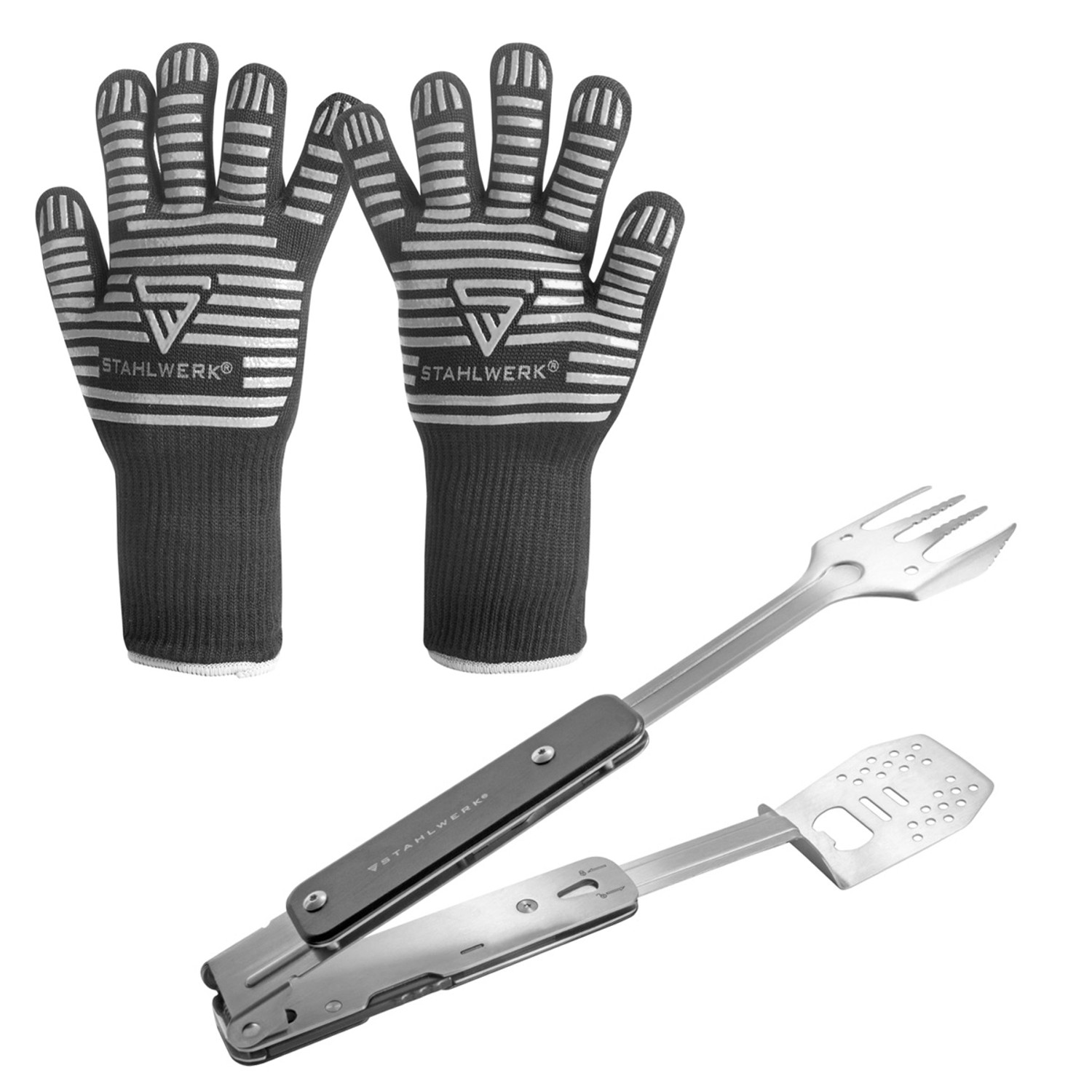 STAHLWERK Grill-Set Mit 4-In-1 Bbq Multitool-Grillbesteck günstig online kaufen