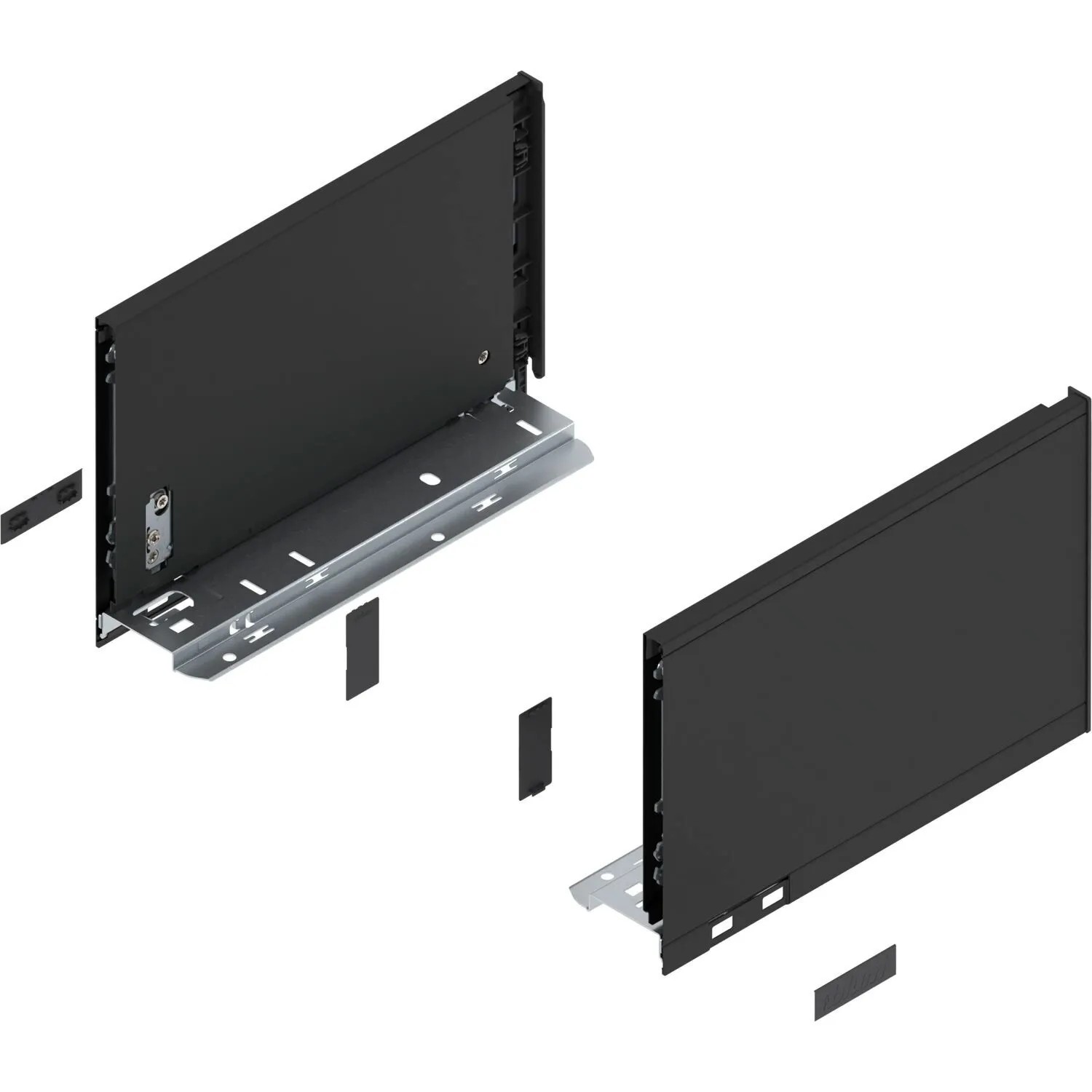 Blum Zarge Legrabox Pure Höhe C Nennlänge 270 mm Carbonschwarz Matt