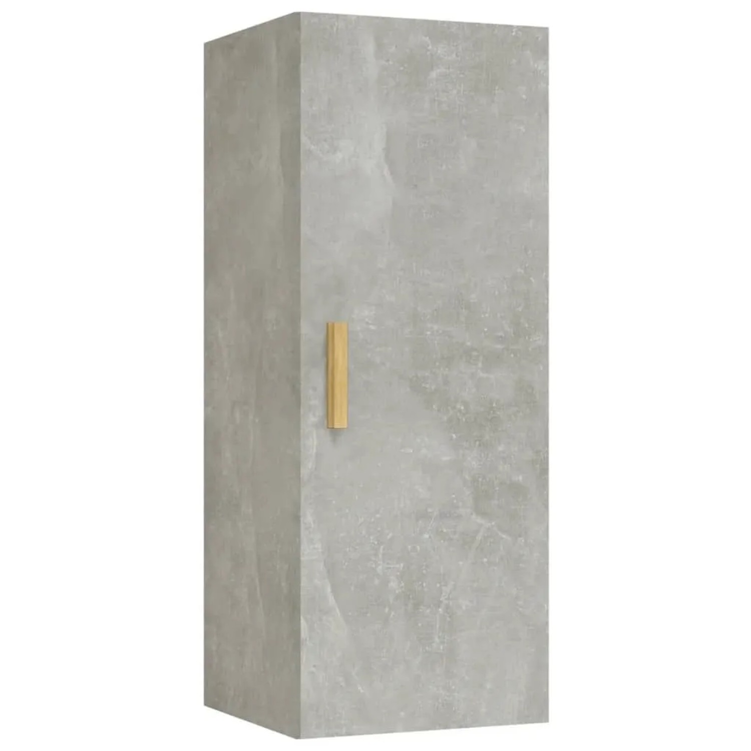 vidaXL Wandschrank Betongrau 34,5x34x90 cm Holzwerkstoff 812433
