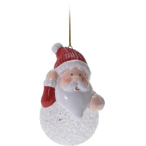 Hängende Weihnachtsfigur mit LED, 3-fach sortiert. Deko für Innenbereich.