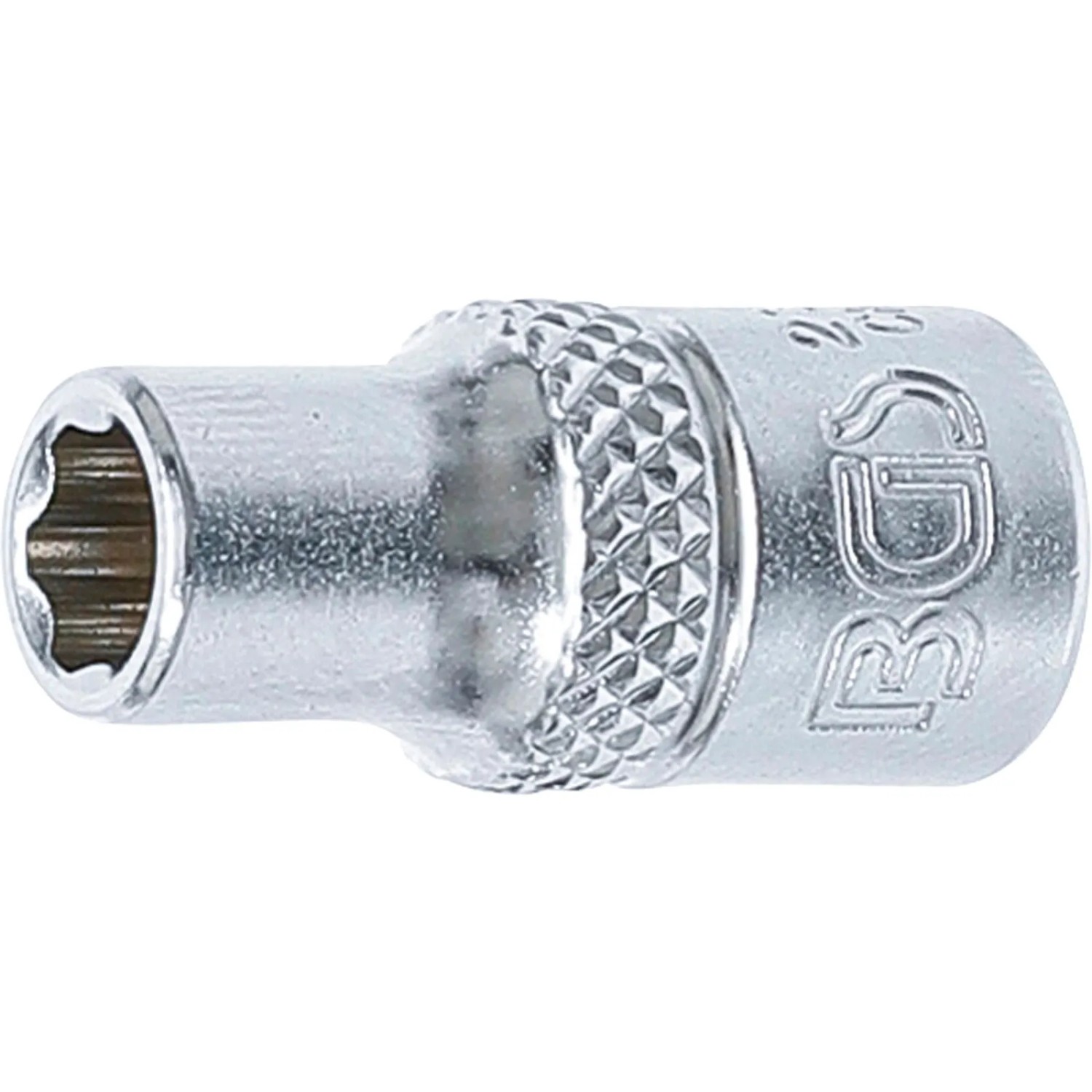 BGS Steckschlüssel Einsatz Super Lock Antrieb Innenvierkant 6 3 Mm  1 4 Zoll  SW 5 5 Mm 2343