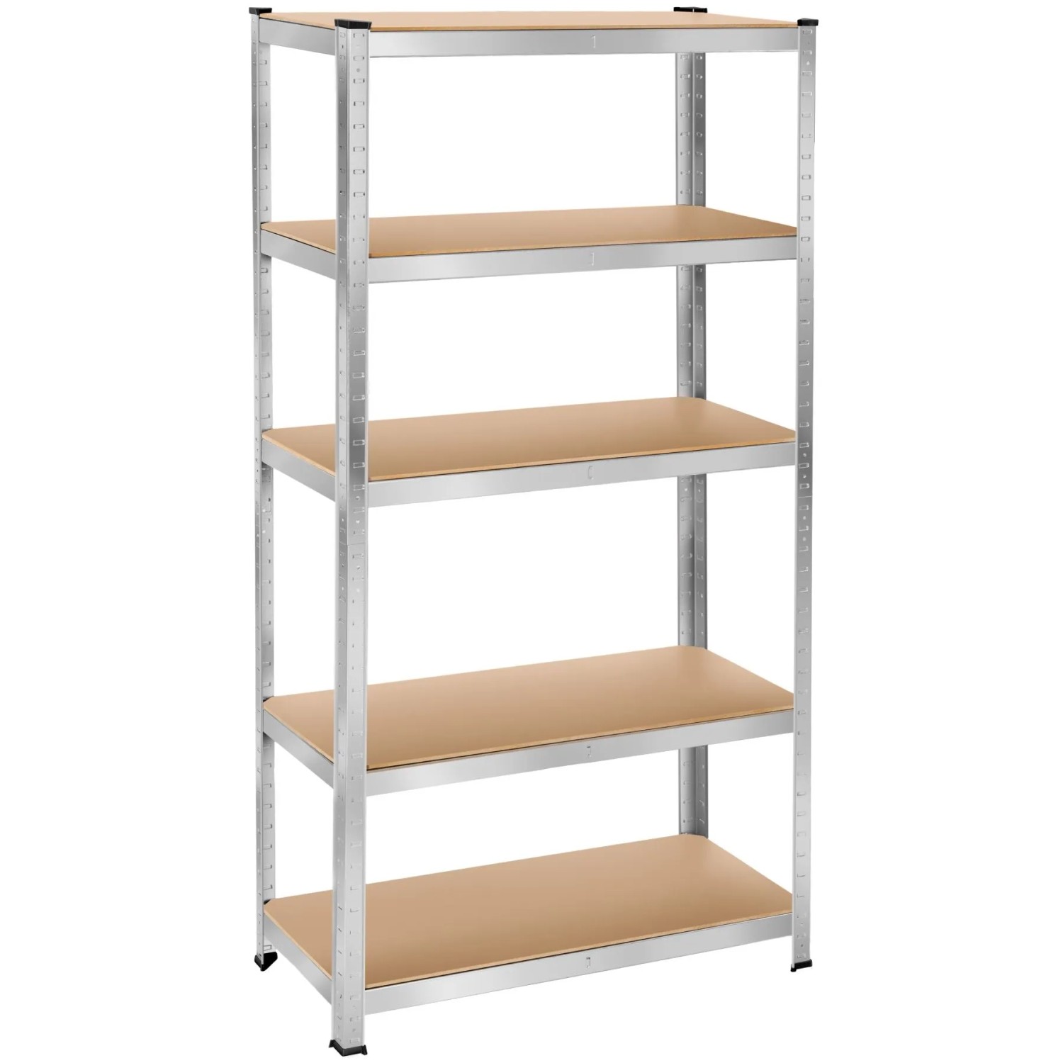 Tectake Schwerlastregal   In Verschiedenen Ausführungen Verzinktes Stahlgestell 180 x 90 x 40 cm  750 kg 90 x 40 x 180 cm Silber