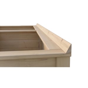 Detailansicht des GH Killarney HB 235Nat Holzhochbeets aus Fichte.