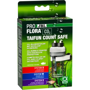 JBL CO²-Blasenzähler Proflora Taifun Count Safe für Aquarien CO²-Düngeanlage im Karton.