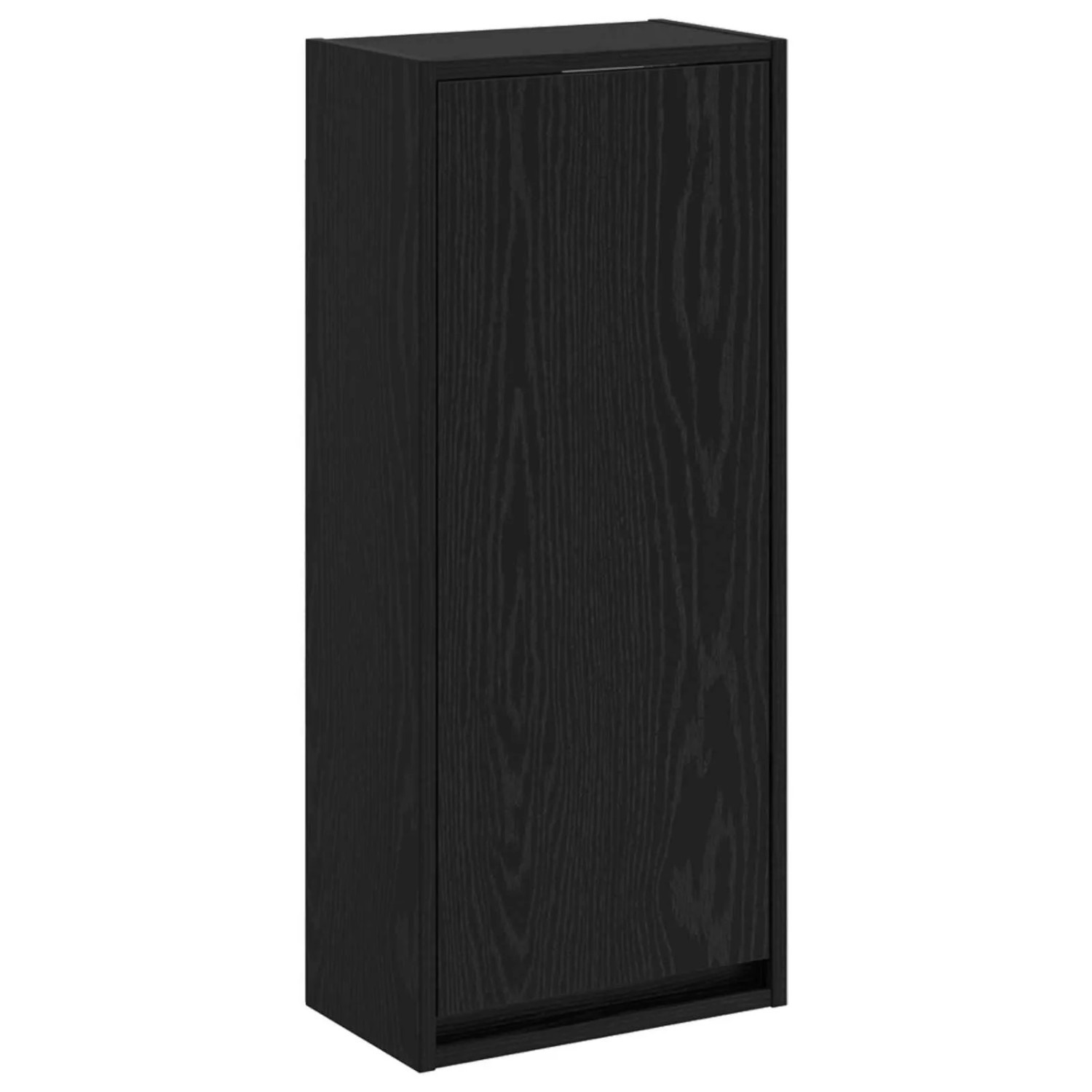 vidaXL Wandmontierte Waschbecken-Vanität Schwarze Eiche 890761
