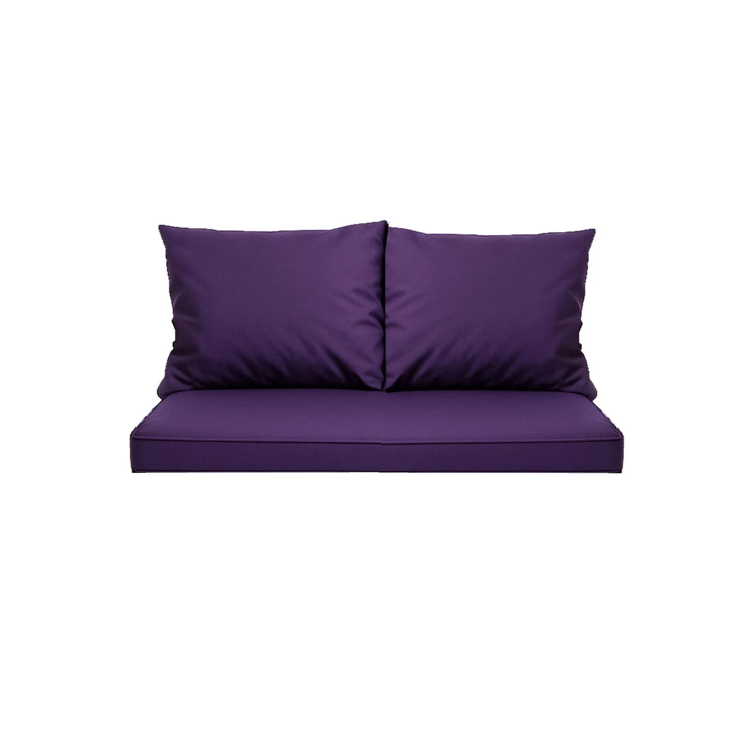 Setgarden  Mix Bench Kissen Outdoor Kissen Bankauflage 130x50+2x50x56cm Kissen Für 2-Sitzer Bänke 1tlg Violett