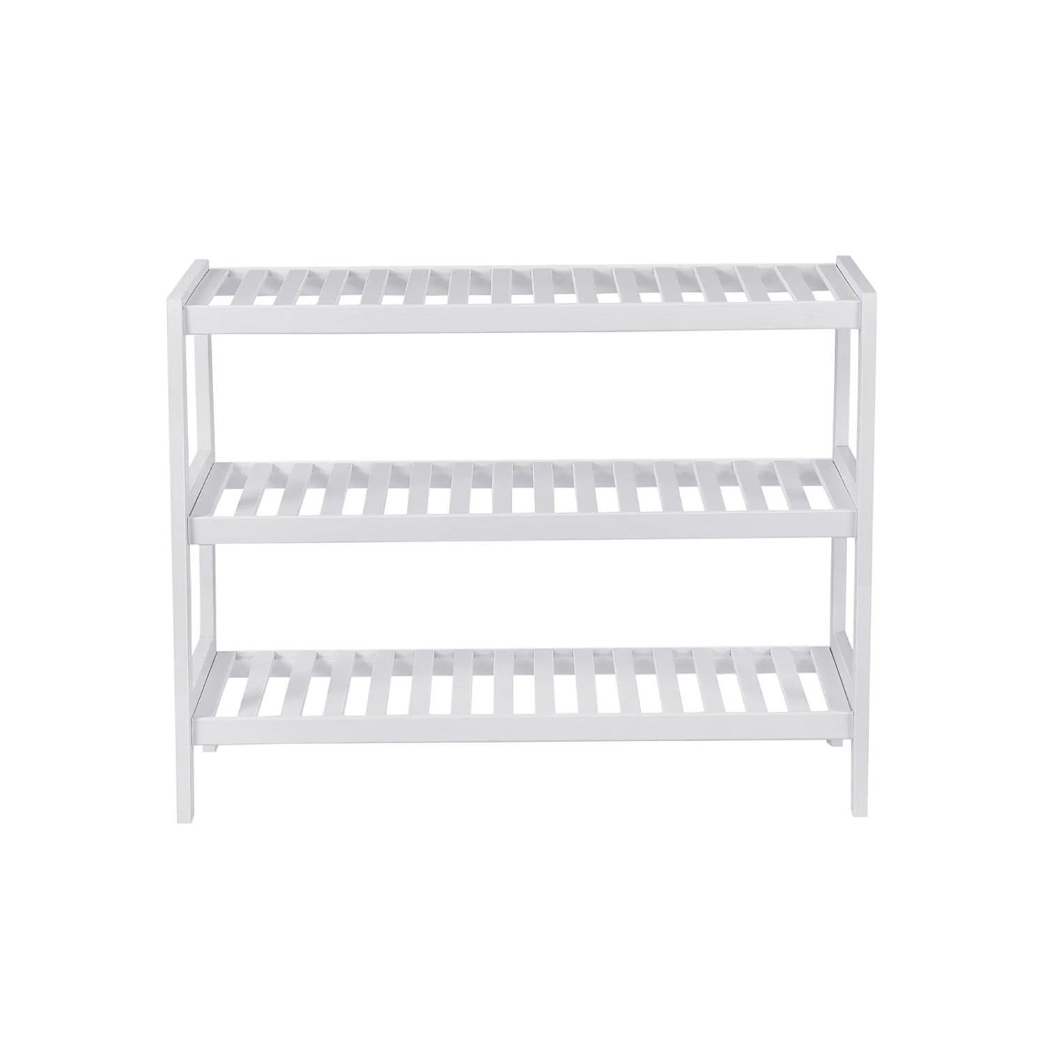 Songmics Schuhregal Wei Bambus 3 Ebenen 26 x 70 x 55 cm kaufen bei OBI