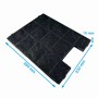AIR2GO Aktivkohlefilter für Amica Dunstabzugshaube, 280x230x10mm