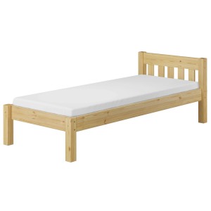 Erst-Holz Bettrahmen Einzelbett 80 x 200 cm Sehr Stabil Kiefer Massivholz ohne Zubehör
