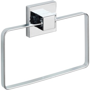 Wenko Vacuum-Loc® Handtuchring Quadro aus Edelstahl, quadratisch und beweglich.