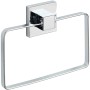 Wenko Vacuum-Loc® Handtuchring Quadro aus Edelstahl, quadratisch und beweglich.