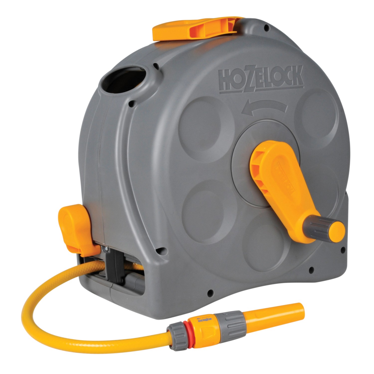 Hozelock Schlauchtrommel Compact Reel 2in1 mit 25 m Schlauch