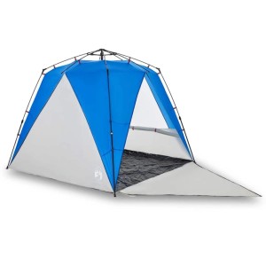 vidaXL Strandzelt 4 Personen Azurblau Quick Release Wasserdicht 4005305