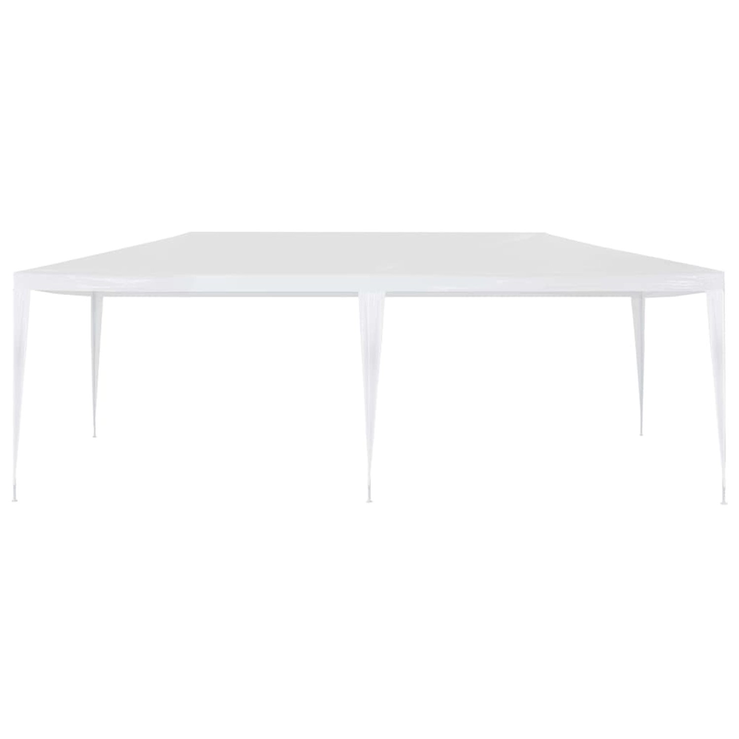 Weißes Partyzelt 3x6 m von vidaXL für Gartenpartys & Feste.