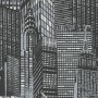 A.S. Création Vliestapete Day & Night Skyline mit New Yorker Skyline in Grau.