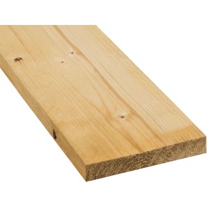 Sägeraues Schalbrett aus Fichte/Tanne, 24x150x3000 mm, für Dachschalung und Verschalungen.